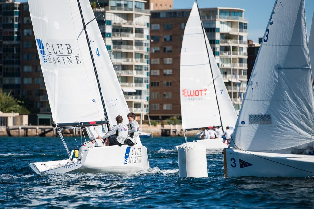 Some close racing is anticipated during the Australian Open and Women s Match Racing Championships.  © Brett Hemmings,